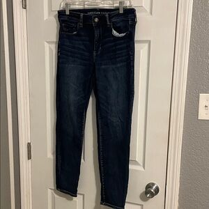 American Eagle Outfitters Women's Deep Indigo Skinny Jeans